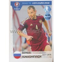 Road to EM 2016 - Sticker  259 - Serfei Ignashevich