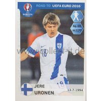 Road to EM 2016 - Sticker  324 - Jere Uronen
