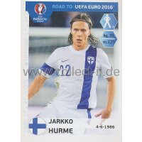 Road to EM 2016 - Sticker  325 - Jarkko Hurme