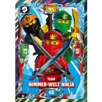 46 - Team Nimmer-Welt Ninja - Helden Karte - Serie 5