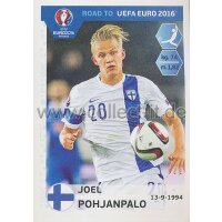 Road to EM 2016 - Sticker  334 - Joel Pohjanpalo