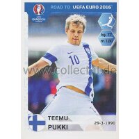 Road to EM 2016 - Sticker  335 - Teemu Pukki