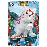 62 - Akita als Wolf - Helden Karte - Serie 5