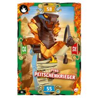 81 - Pyro-Peitschenkrieger - Schurken Karte - Serie 5