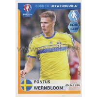 Road to EM 2016 - Sticker  344 - Pontus Wernbloom