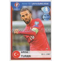 Road to EM 2016 - Sticker  377 - Arda Turan