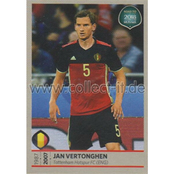 Road to WM 2018 Russia - Sticker 3 - Jan Vertonghen