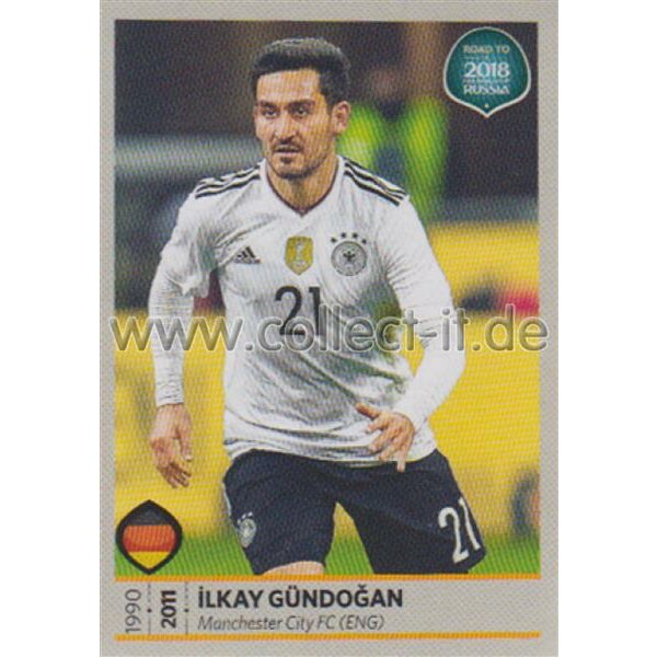 Road to WM 2018 Russia - Sticker 106 - Ilkay Gündogan