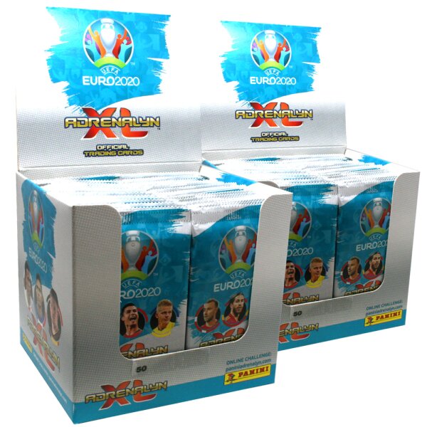 Panini UEFA EURO 2020 Adrenalyn XL - 2 Display (100 Booster)