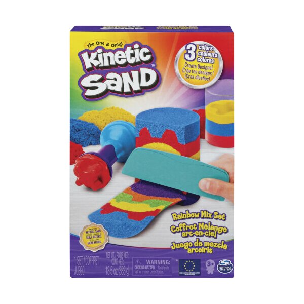 Spin Master 57100 - Kinetic Sand Rainbow Mix Set (383g)