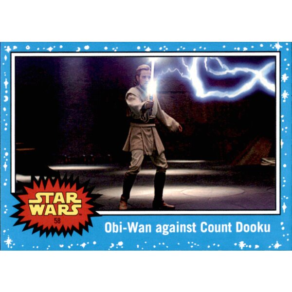 58 - Obi-Wan against Count Dooku - Basis Karte - Journey to Rise of Skywalker