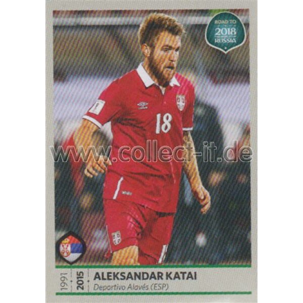 Road to WM 2018 Russia - Sticker 206 - Aleksandar Katai