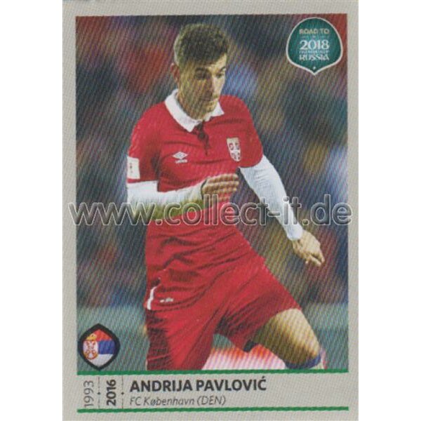 Road to WM 2018 Russia - Sticker 207 - Andrija Pavlovic
