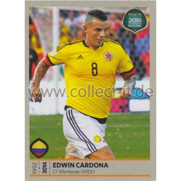 Road to WM 2018 Russia - Sticker 344 - Edwin Cardona