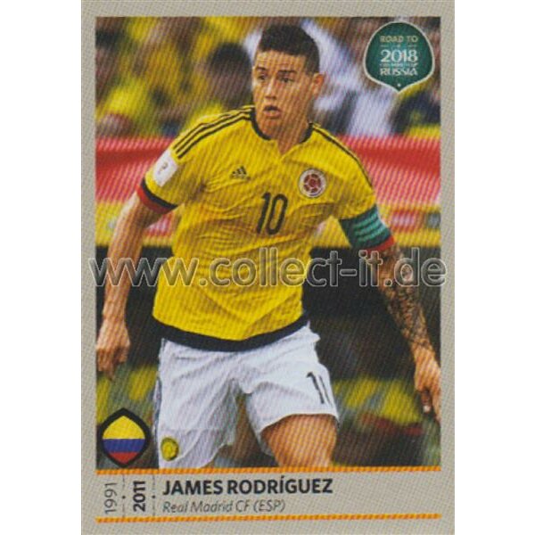 Road to WM 2018 Russia - Sticker 348 - James Rodríguez