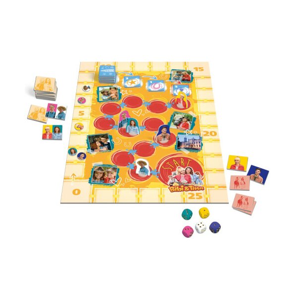 Schmidt Spiele 40609 - Kinderspiel Lizenz - Bibi & Tina, Das Spiel zur Serie