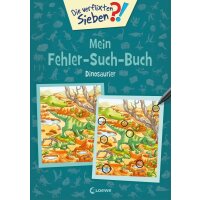 Die verflixten Sieben - Mein Fehler-Such-Buch - Dinosaurier