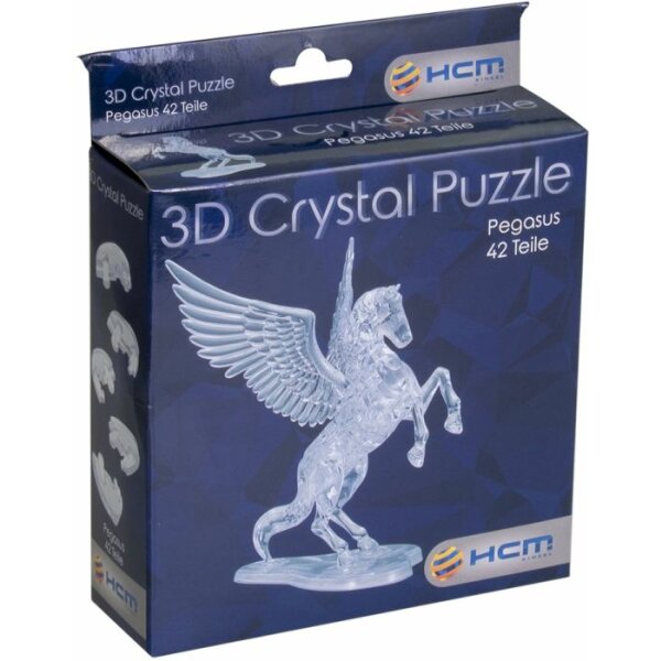 3D Crystal Puzzle - Pegasus transparent 43 Teile