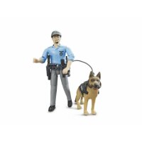 Bruder 62150 bworld Polizist mit Hund