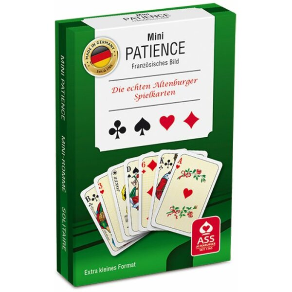 Mini-Patience, Kartenspiel, ab 8 Jahre.