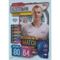 MM11 - Lukas Klostermann - Man of the Match - 2019/2020