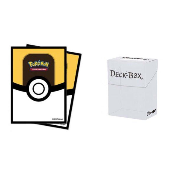 Ultra Pro Pokemon Ultra Ball Sleeves/Hüllen (65 STK) + Deckbox