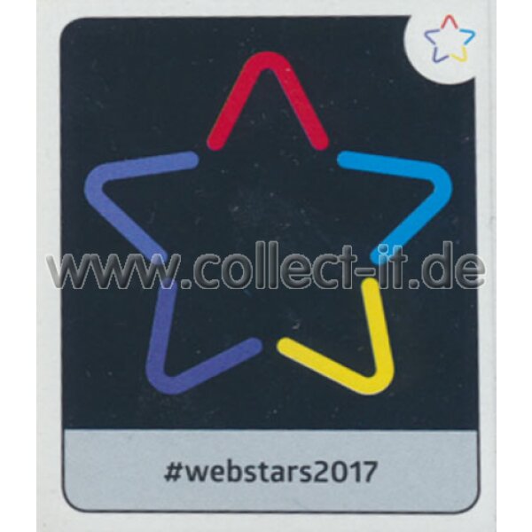 Sticker 1 - Panini - Webstars 2017 - Logo Webstars