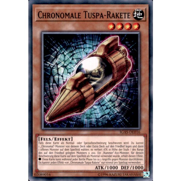 IGAS-DE016 - Chronomale Tuspa-Rakete - Unlimitiert
