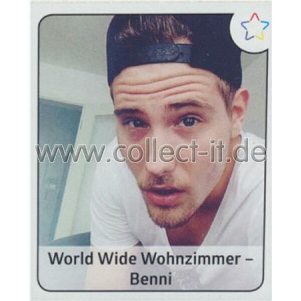 Sticker 37 - Panini - Webstars 2017 - World Wide Wohnzimmer- Benni