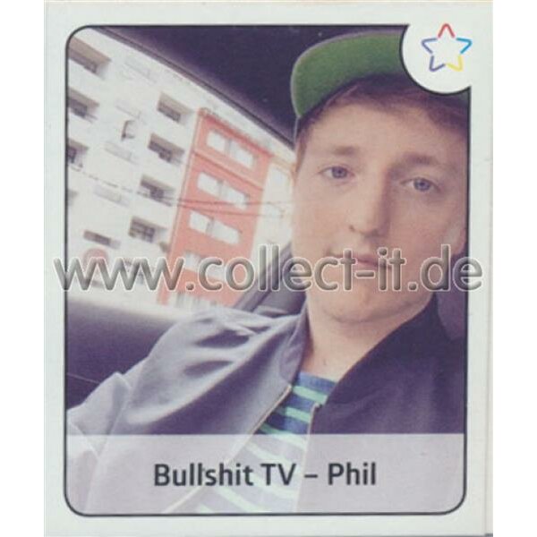 Sticker 114 - Panini - Webstars 2017 - BullshitTV -Phil