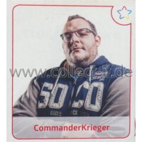 Sticker 124 - Panini - Webstars 2017 - CommanderKrieger