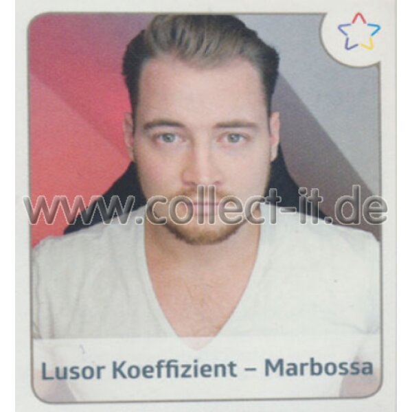 Sticker 125 - Panini - Webstars 2017 - Lusor Koeffizient -Marbosa