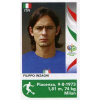 WM 2006 - Filippo Inzaghi - Sticker