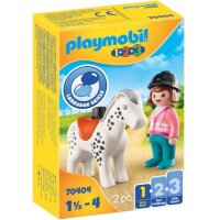 Playmobil 1.2.3 70404 - Reiterin mit Pferd