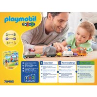 Playmobil 1.2.3 70405 - Mein Schiebetierzug