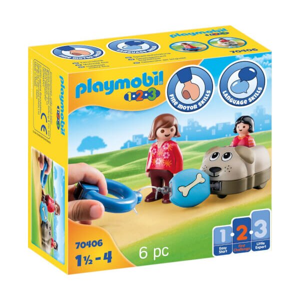 Playmobil 1.2.3 70406 - Mein Schiebehund