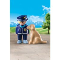 Playmobil 1.2.3 70408 - Polizist mit Hund