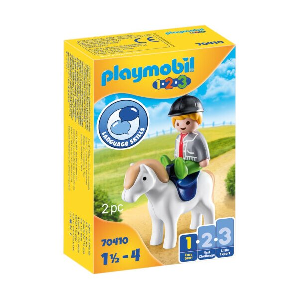 Playmobil 1.2.3 70410 - Junge mit Pony