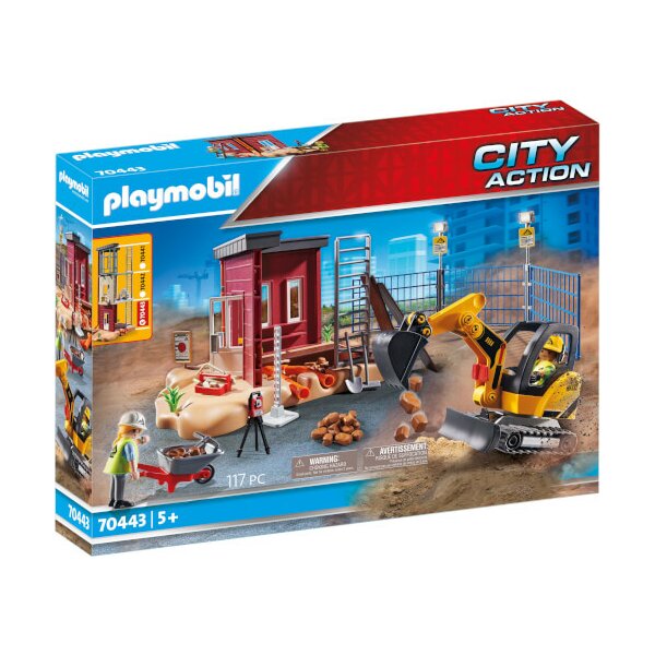 Playmobil City Action 70443 - Minibagger mit Bauteil