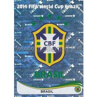 WM 2014 - Sticker 32 - Brasilien Logo