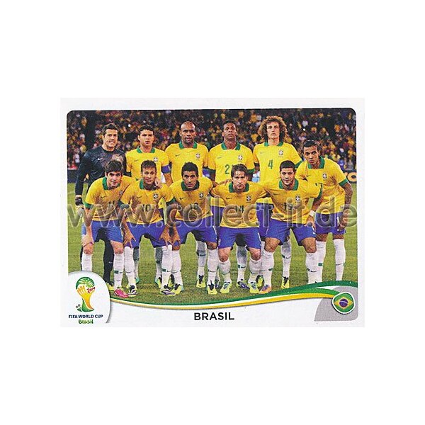 WM 2014 - Sticker 33 - Brasilien Team