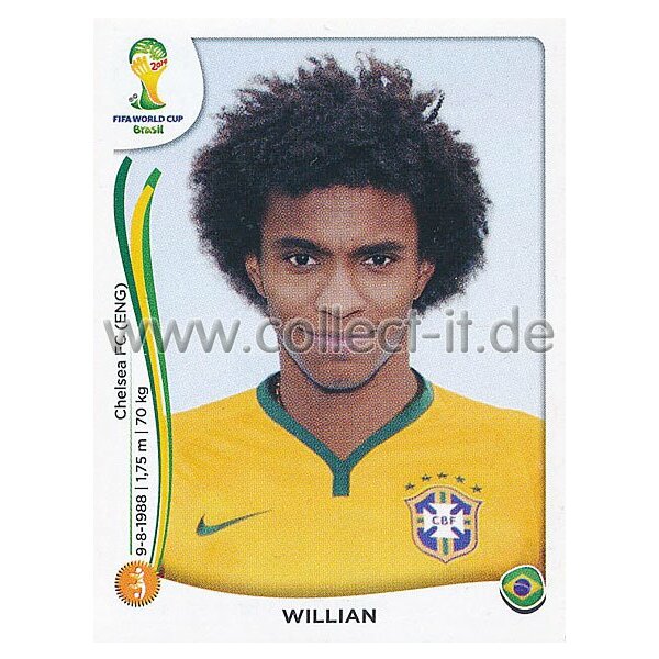 WM 2014 - Sticker 46 - Willian