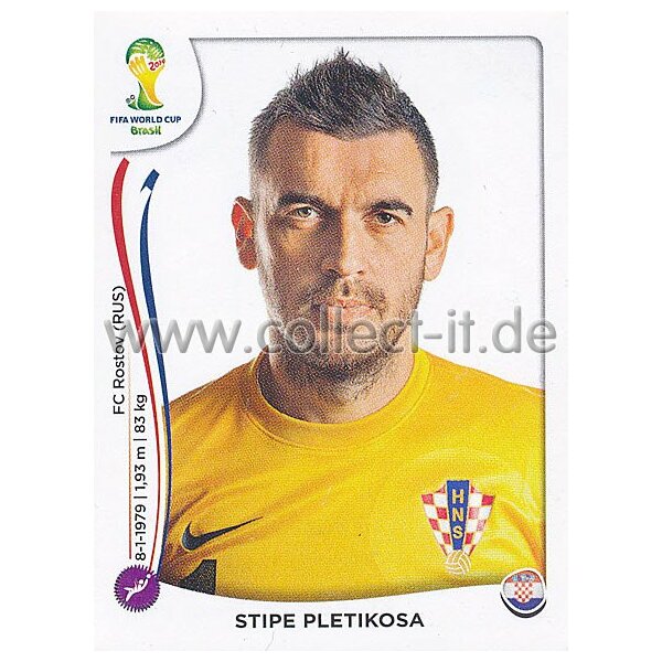WM 2014 - Sticker 53 - Stipe Pletikosa