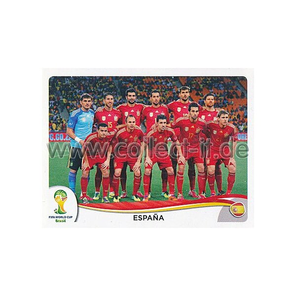 WM 2014 - Sticker 109 - Spanien Team