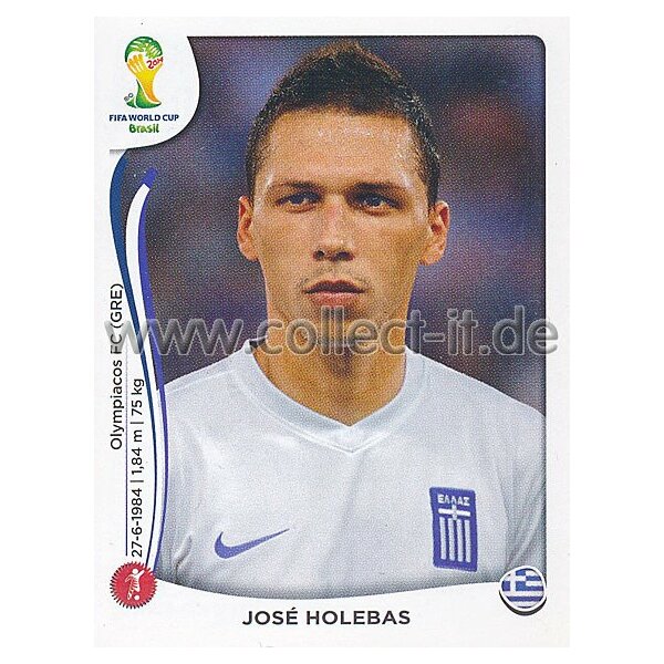 WM 2014 - Sticker 210 - Jose Holebas