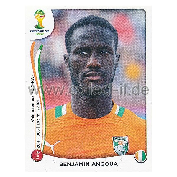 WM 2014 - Sticker 229 - Benjamin Angoua