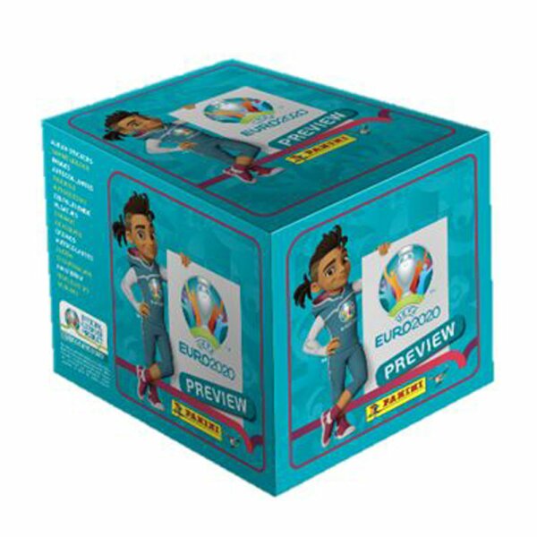 Panini - EURO 2020 Preview - Sammelsticker - 1 Premium Display (120 Tüten)