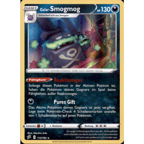 113/192 - Galar-Smogmog - Clash der Rebellen