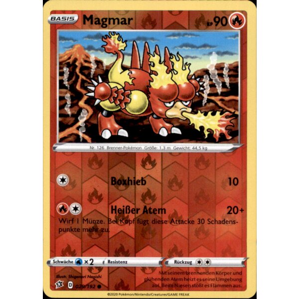 029/192 - Magmar - Reverse Holo