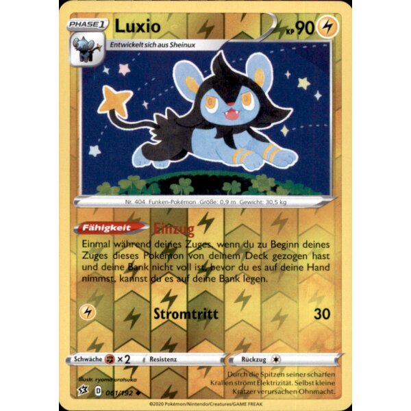 061/192 - Luxio - Reverse Holo